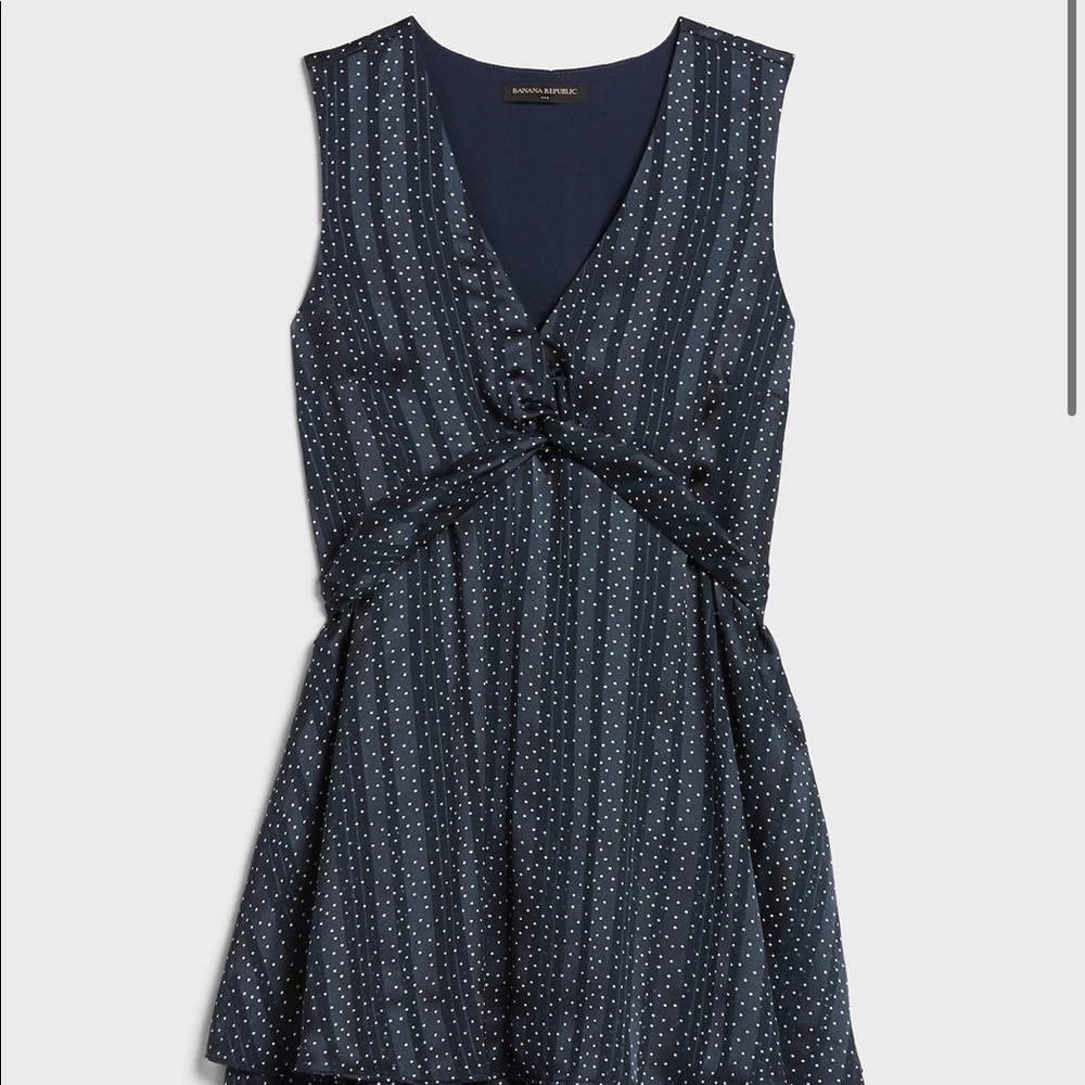 Banana Republic Factory Ruffle Fit-and-Flare Dress